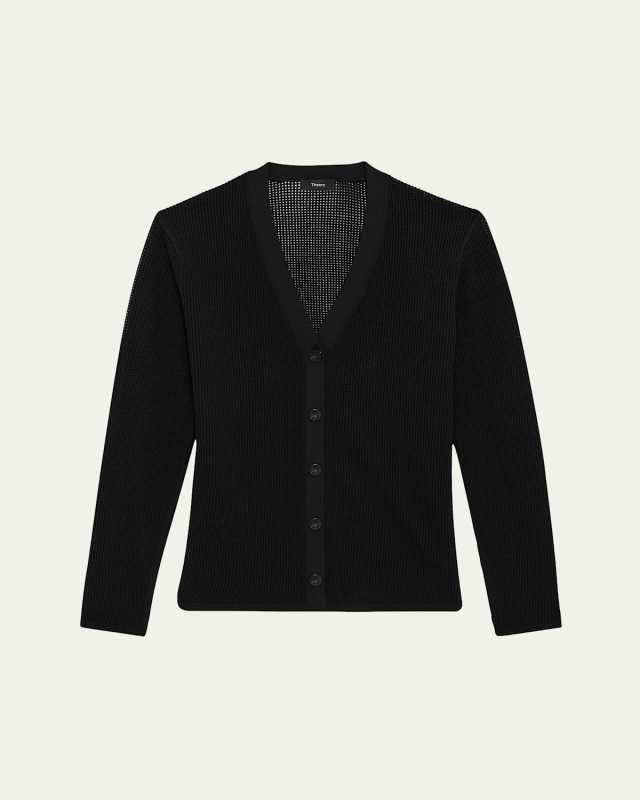 Pointelle Cardigan